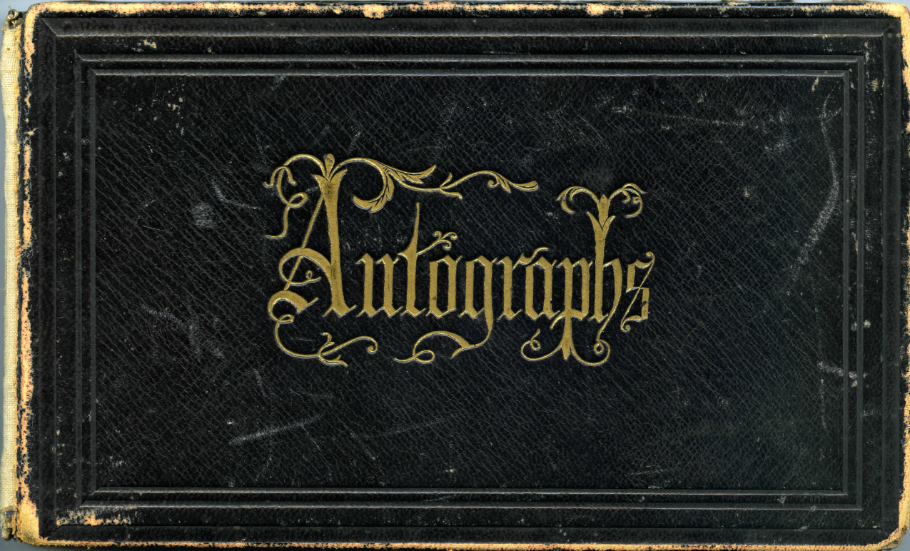 Autograph Book Cover