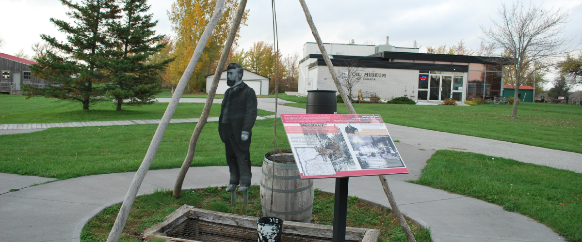 First oil well in canada.