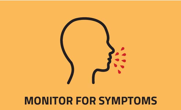 Icon - Monitor for symptoms
