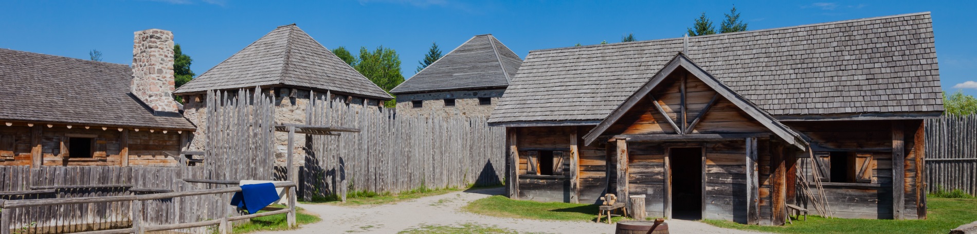 old village house made of wood